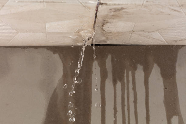 Professional Burst Pipe Cleanup technician working in Charlestown, MA